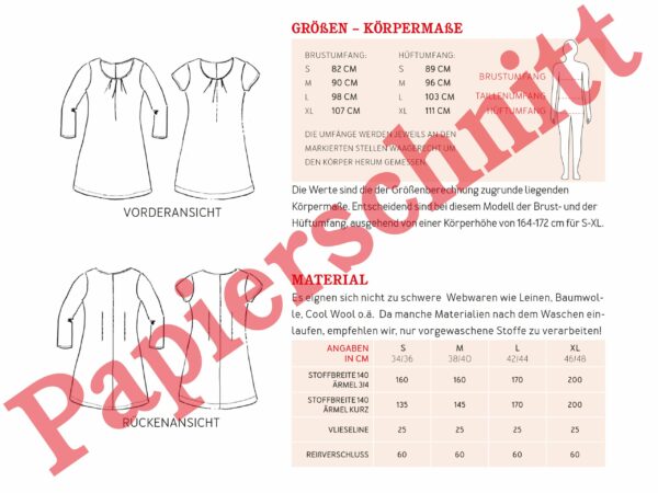 Schnittmuster // Studio Schnittreif // Frau Ameland – Bild 6