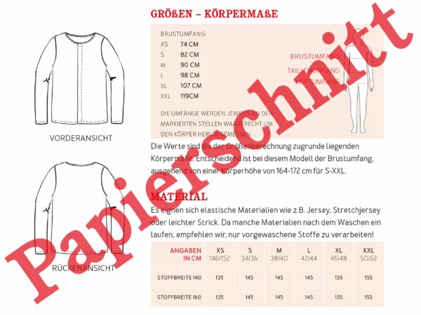 Schnittmuster // Studio Schnittreif // Frau Jella – Bild 8