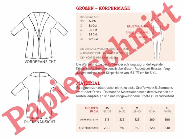 Schnittmuster // Studio Schnittreif // Frau Kati – Bild 9