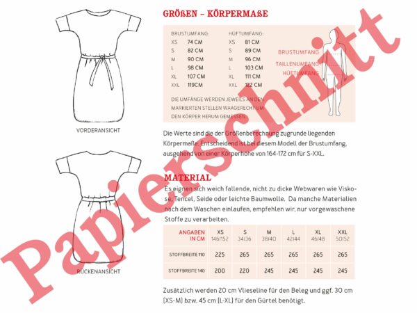 Schnittmuster // Studio Schnittreif // Frau Meta – Bild 9