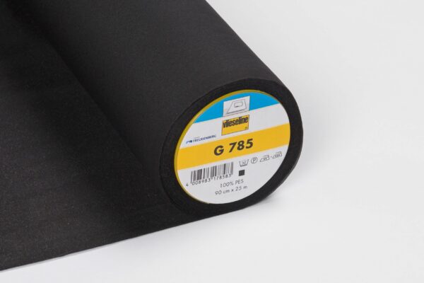 Bügeleinlage // Gewebeeinlage G 785 Schwarz