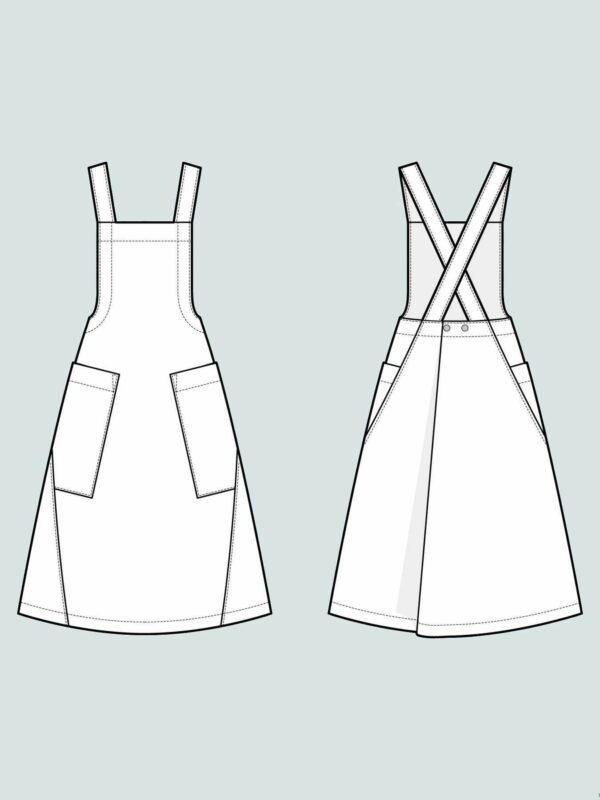 Schnittmuster // The Assembly Line // Apron Dress XS-L oder XL-3XL – Bild 8