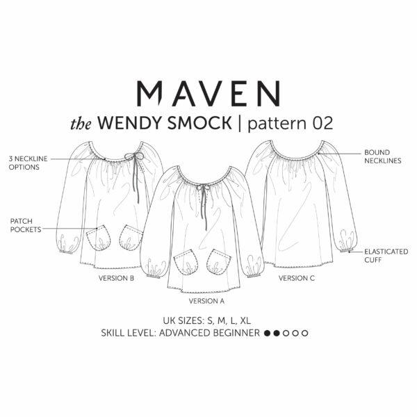 Schnittmuster // Maven Patterns // The Wendy Smock – Bild 7