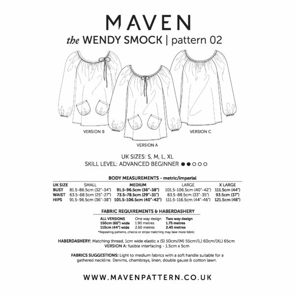 Schnittmuster // Maven Patterns // The Wendy Smock – Bild 9