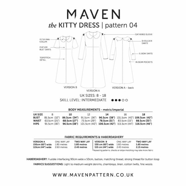 Schnittmuster // Maven Patterns // The Kitty Dress – Bild 11