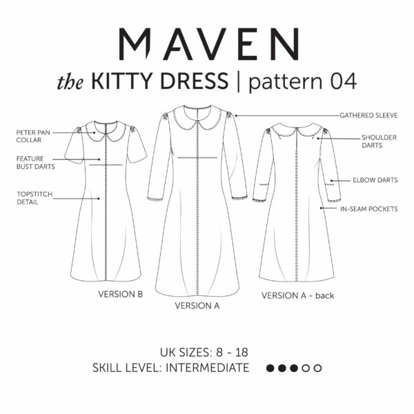 Schnittmuster // Maven Patterns // The Kitty Dress – Bild 10