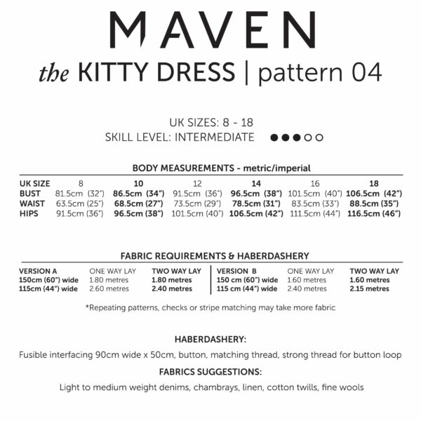 Schnittmuster // Maven Patterns // The Kitty Dress – Bild 9
