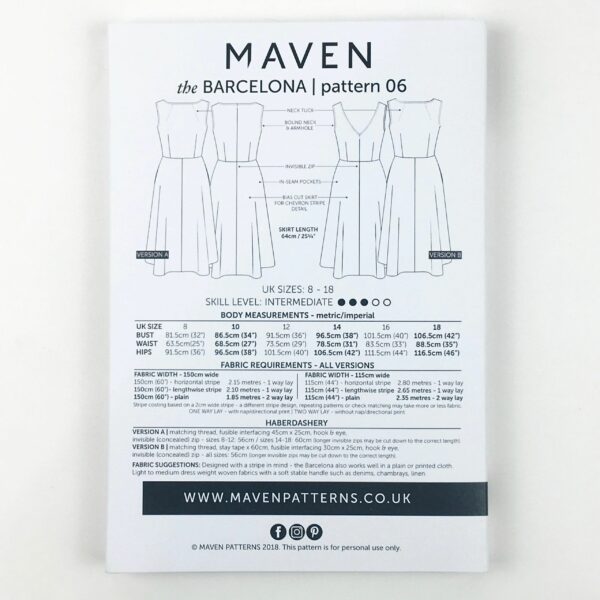 Schnittmuster // Maven Patterns // The Barcelona – Bild 17