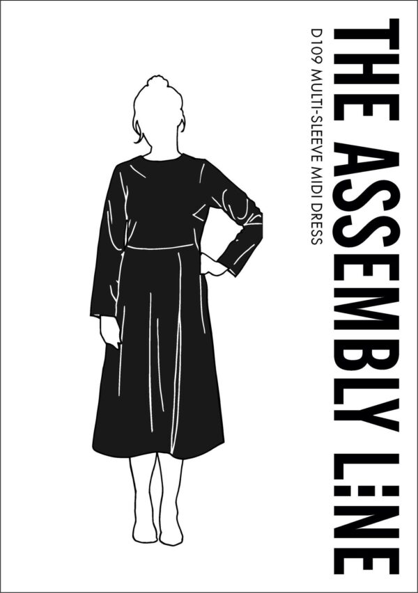 Schnittmuster // The Assembly Line // Multi Sleeve Midi Dress XS-L oder XL-3XL – Bild 2