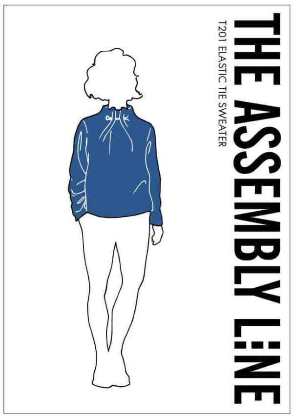 Schnittmuster // The Assembly Line // Elastic Tie Sweater XS-L oder XL-3XL – Bild 2