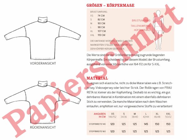 Schnittmuster // Studio Schnittreif // Frau Reta – Bild 9
