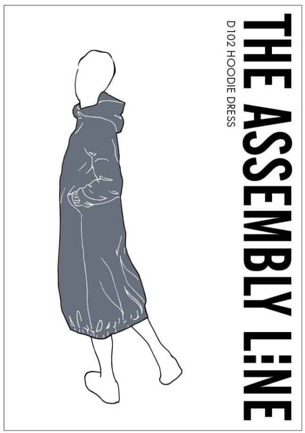 Schnittmuster // The Assembly Line // Hoodie Dress XS-L oder XL-3XL – Bild 2