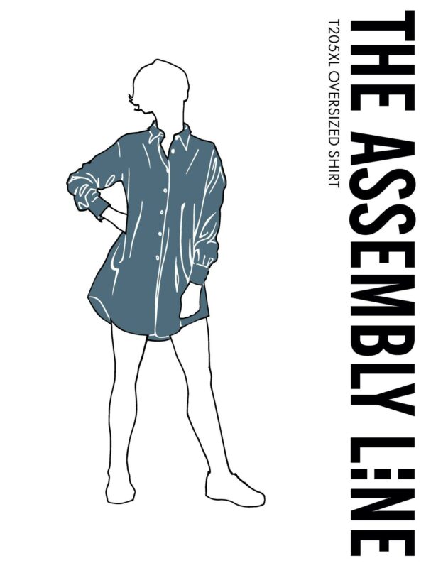 Schnittmuster // The Assembly Line // Oversized Shirt XS-L oder XL-3XL – Bild 2