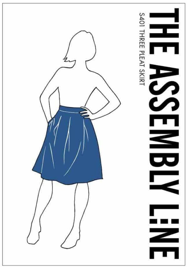 Schnittmuster // The Assembly Line // Three Pleat Skirt XS-L oder XL-3XL – Bild 2