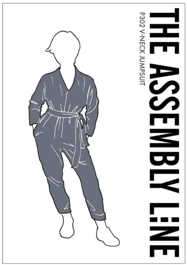 Schnittmuster // The Assembly Line // V-Neck Jumpsuit XS-L oder XL-3XL – Bild 2
