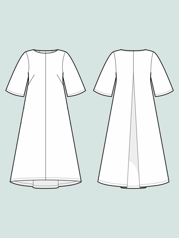 Schnittmuster // The Assembly Line // Box Pleat Dress XS-2XL – Bild 6