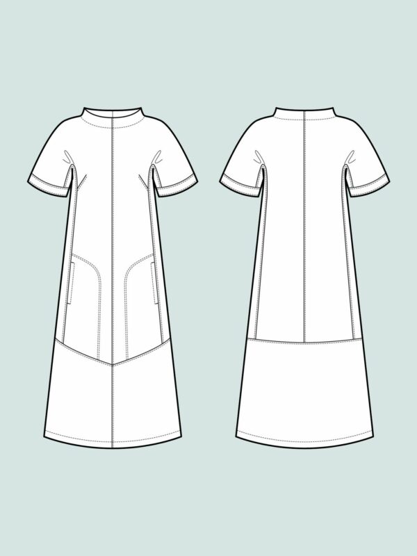 Schnittmuster // The Assembly Line // Cap Sleeve Dress XS-2XL – Bild 6