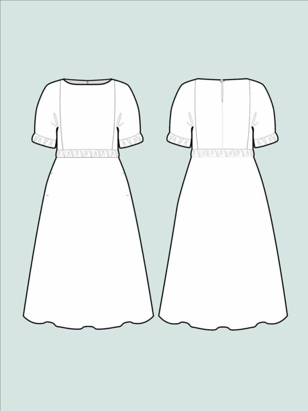 Schnittmuster // The Assembly Line // Cuff Dress XS-L oder XL-3XL – Bild 12