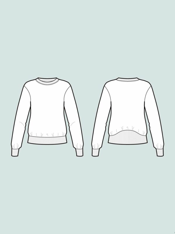Schnittmuster // The Assembly Line // High Cuff Sweater XS-L – Bild 5