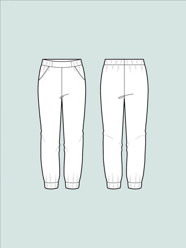 Schnittmuster // The Assembly Line // Almost Long Trousers XS-L oder XL-3XL – Bild 2