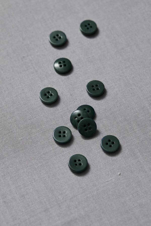 Corozo Knöpfe 11 mm // Meet Milk // Deep Green
