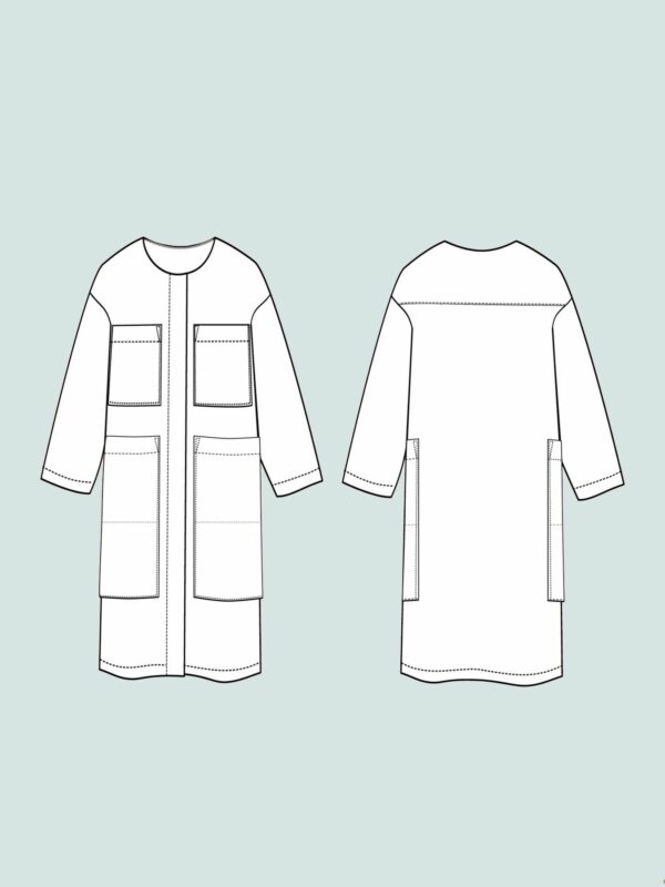 Schnittmuster // The Assembly Line // Lab Coat XS-L oder XL-3XL – Bild 6