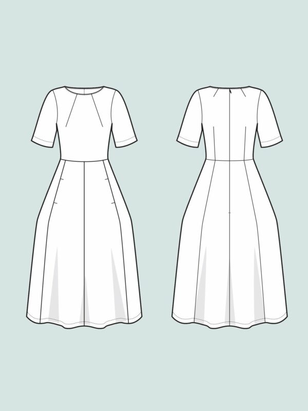 Schnittmuster // The Assembly Line // Tulip Dress XS-L oder XL-3XL – Bild 6