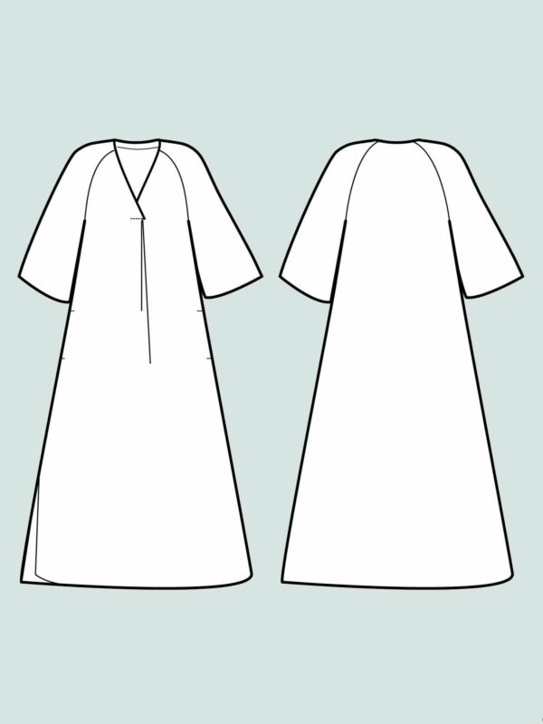 Schnittmuster // The Assembly Line // Kaftan Dress XS-L oder XL-3XL – Bild 11