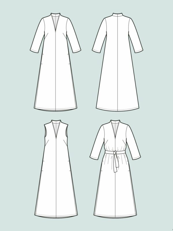 Schnittmuster // The Assembly Line // V-Neck Dress XS-2XL – Bild 8