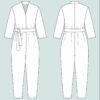 Schnittmuster // The Assembly Line // V-Neck Jumpsuit XS-L oder XL-3XL – Bild 7