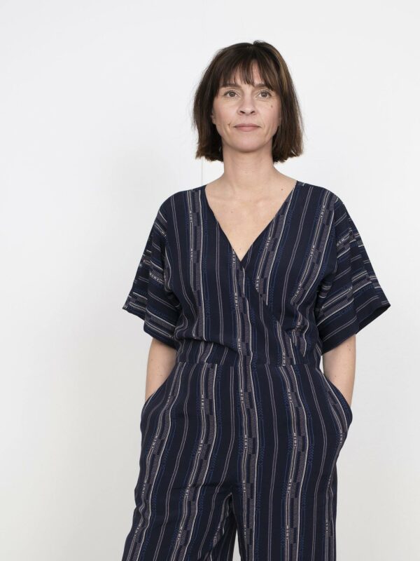 Schnittmuster // The Assembly Line // Wide-Leg Jumpsuit XS-L oder XL-3XL – Bild 2