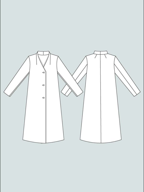 Schnittmuster // The Assembly Line // V-Neck Coat XS-L oder XL-3XL – Bild 7