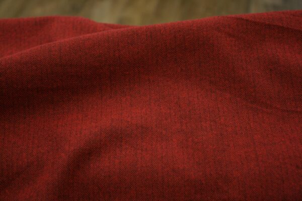 Flanell // Shetland Herringbone // Cranberry