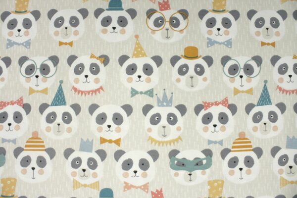 Dekostoff // Möbelstoff // Panda // Multi – Bild 5