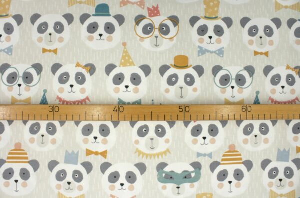 Dekostoff // Möbelstoff // Panda // Multi – Bild 4