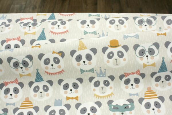 Dekostoff // Möbelstoff // Panda // Multi – Bild 3