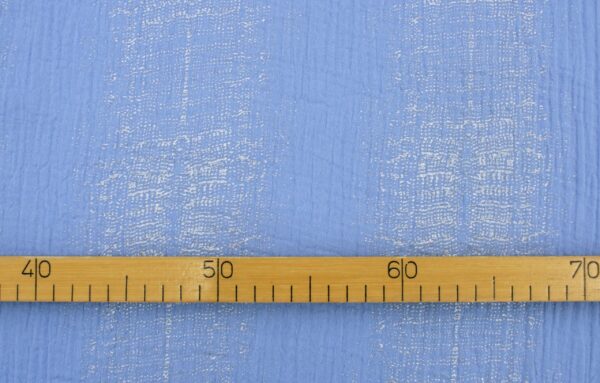 Musselin // Hot Foil // Azur – Bild 4