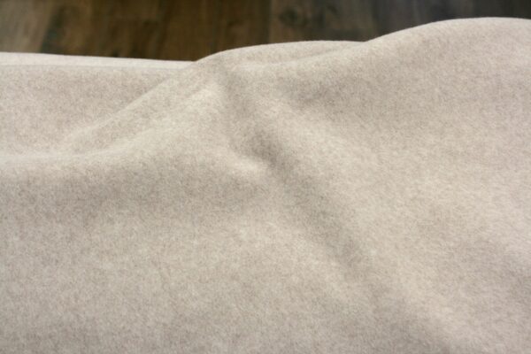 BIO Baumwollfleece // Beige Meliert