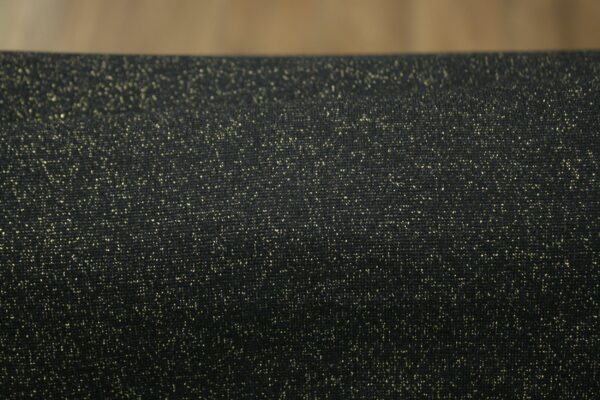Glitzerbündchen // Schwarz Gold – Bild 3