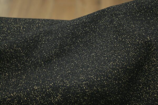 Glitzerbündchen // Schwarz Gold