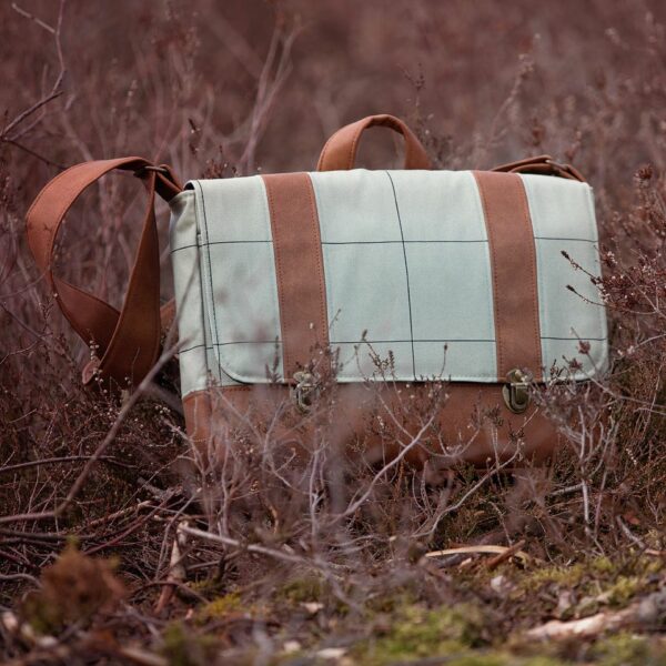Gabardine Twill // SYAS //  Thin Grid // Tea Green – Bild 11