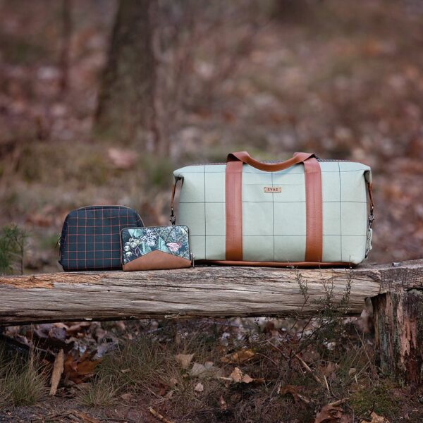 Gabardine Twill // SYAS //  Thin Grid // Forest River – Bild 7