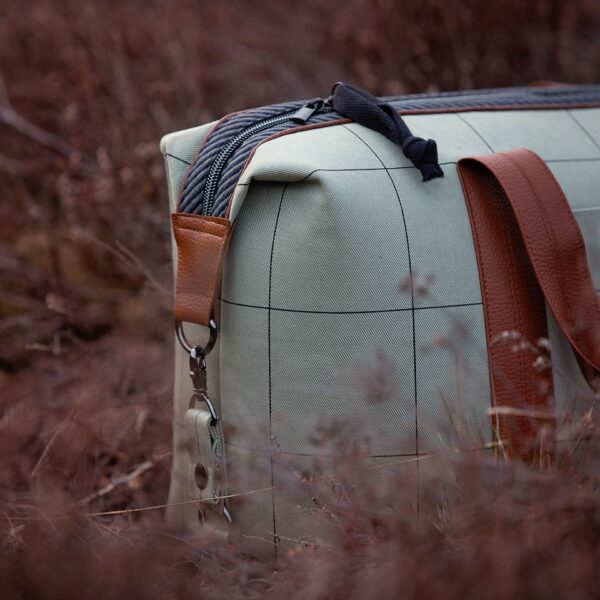Gabardine Twill // SYAS //  Thin Grid // Tea Green – Bild 9
