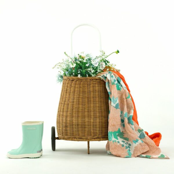 Musselin // SYAS //  Peonies // Meersalz Weiß – Bild 9