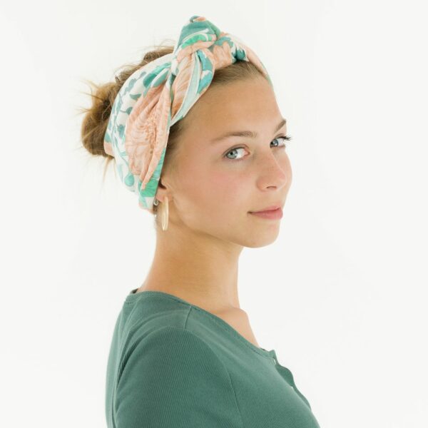 Musselin // SYAS //  Peonies // Meersalz Weiß – Bild 8