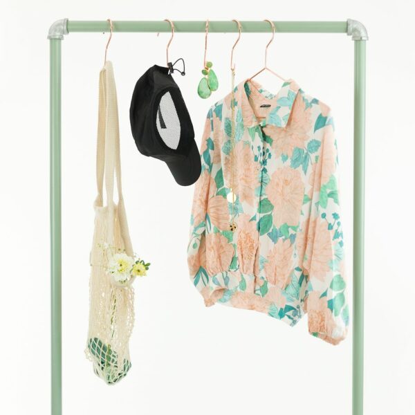 Viskose // SYAS // Peonies // Meersalz Weiß – Bild 8