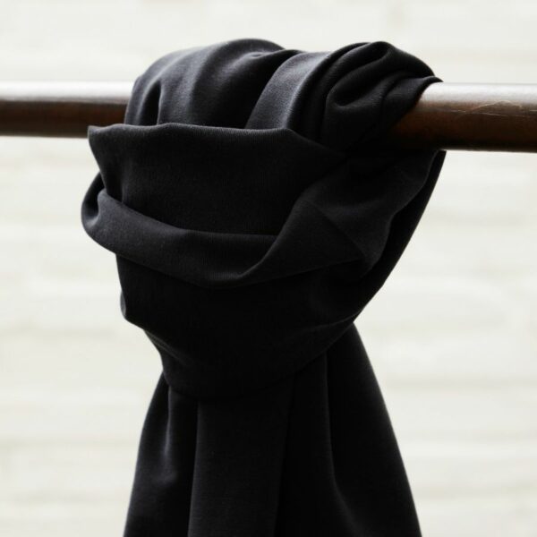 TENCEL™ Soft Stretch Twill // Meet Milk // Black