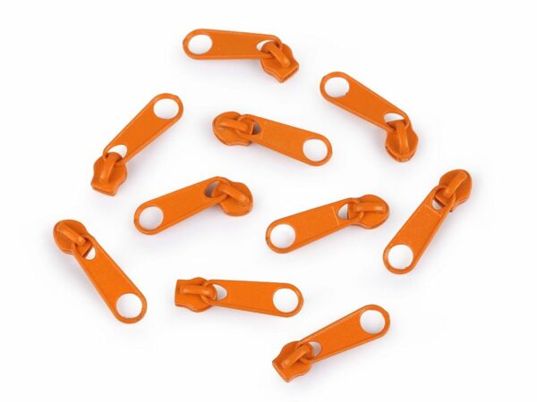 Schieber für Endlosreißverschluss // orange