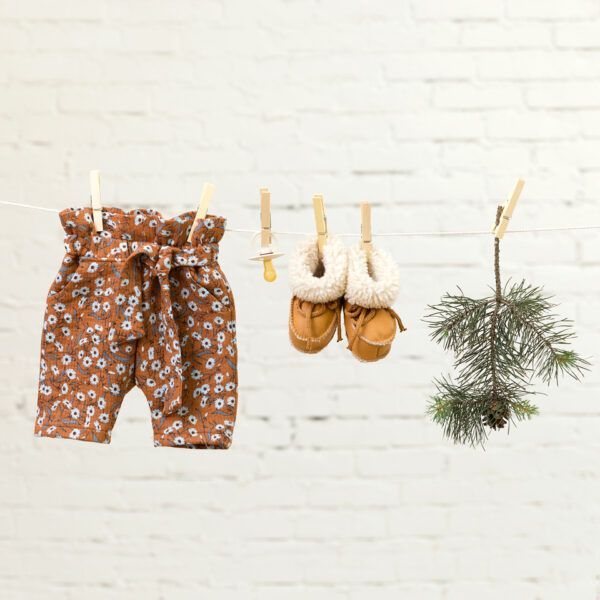 Double Layerd Dobby // SYAS //  Camomile // Cashew Brown – Bild 3
