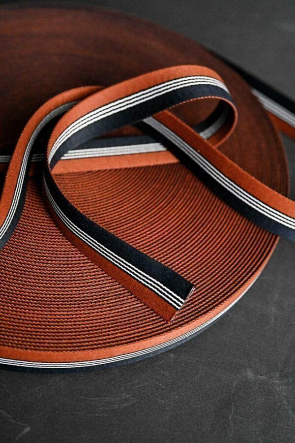 Gurtband 35 mm // Merchant & Mills // Dashing // Rust Navy – Bild 2